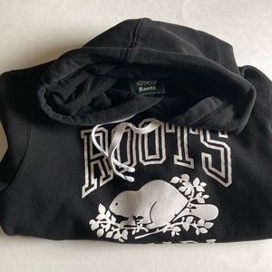 Large Black Roots Hoodie